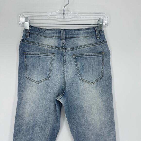 Missguided Mid Rise Authentic Skinny Ripped Jeans Size 4 - Picture 7 of 9